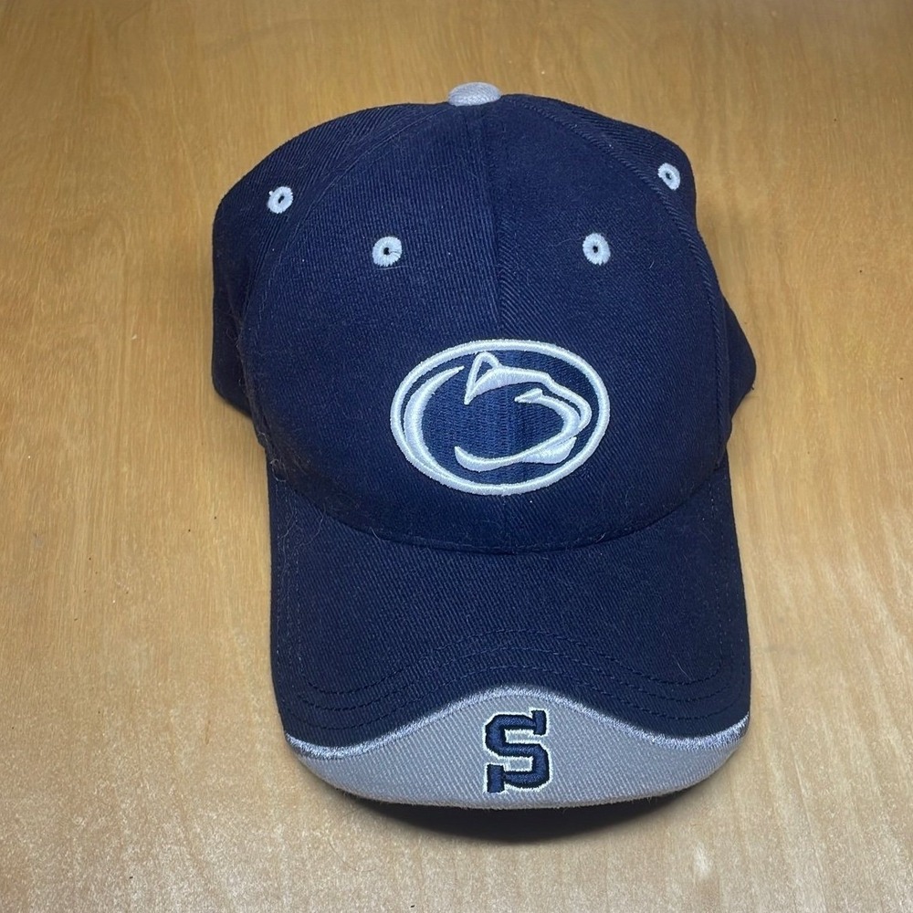 Top of the World Penn State Nittany Lions Hat Navy Blue Grey Adjustable Cap